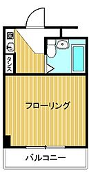 コボックス 1Kの間取図画像