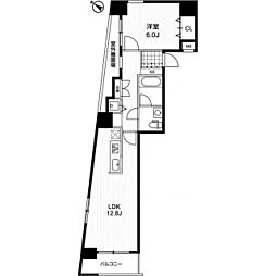 アーバンフラッツ町田 1LDKの間取図画像