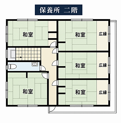 間取り図ー保養...