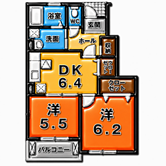 物件の間取り