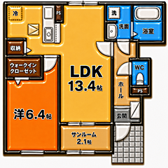 物件の間取り