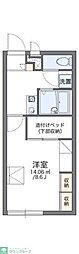 レオパレスイマジン 1Kの間取図画像