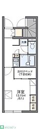 レオパレスエーレ3 1Kの間取図画像