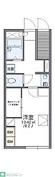レオパレスセットゥイーリス 1Kの間取図画像