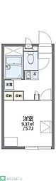 レオパレスケレス 1Kの間取図画像