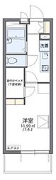 レオパレス東本町 1Kの間取図画像