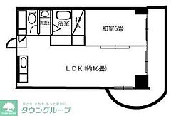 けやきヒルズ南町 1LDKの間取図画像