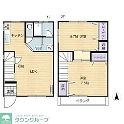 コンフォートBVB 2LDKの間取図画像