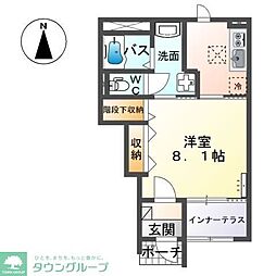セリネット 1Kの間取図画像