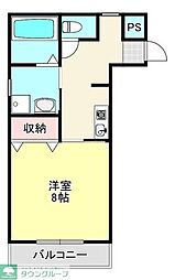 GRoVeHoUse 1Kの間取図画像