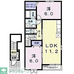 ルーチェ・ラルゴ2 2LDKの間取図画像