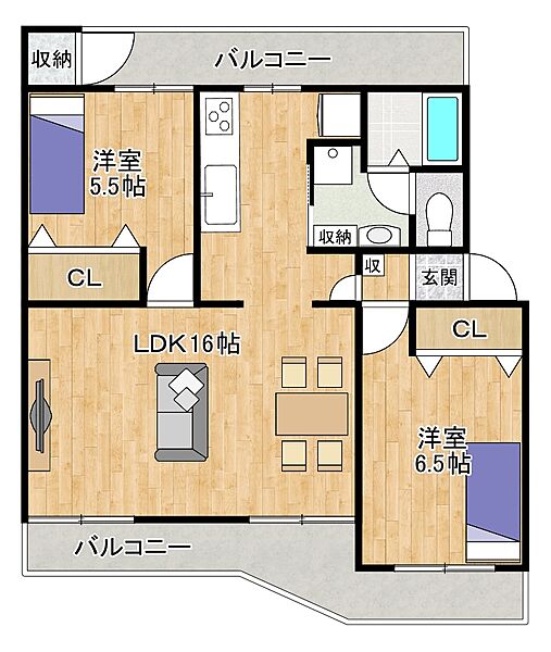 間取り：326000265915