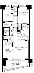 シティテラス文京小石川 1LDKの間取図画像