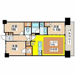 プレミスト有明ガーデンズ 3LDKの間取図画像