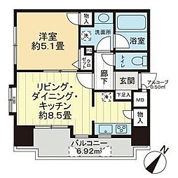 ユニーブル田町 5階