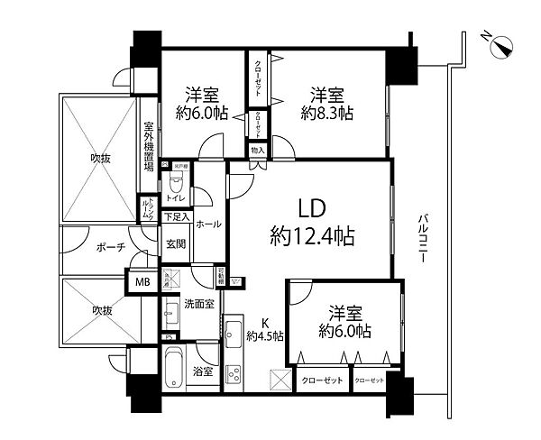 間取りを拡大表示