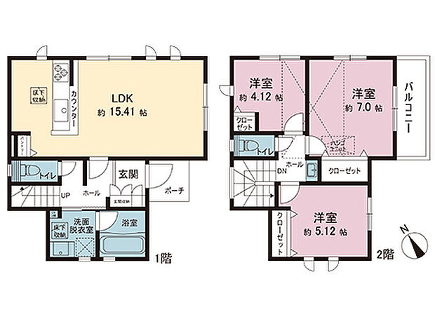 間取図です。図面と異なる場合は現況を優先させていただきます。