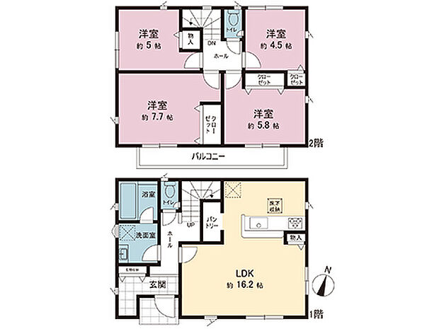間取図です。図面と異なる場合は現況を優先させていただきます。