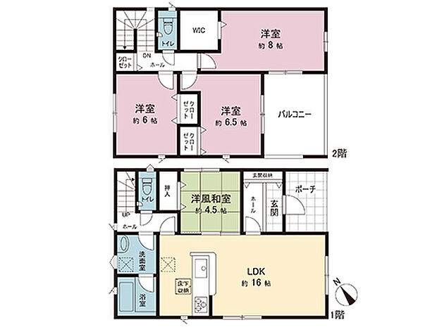 間取図です。図面と異なる場合は現況を優先させていただきます。