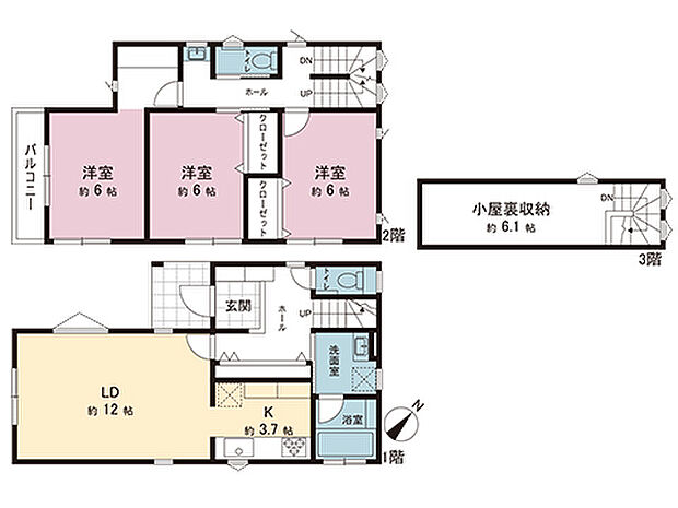 間取図です。図面と異なる場合は現況を優先させていただきます。