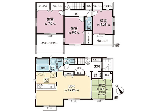 間取図です。図面と異なる場合は現況を優先させていただきます。