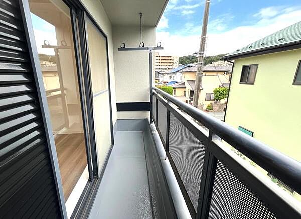 お洗濯ものを気持ち良く太陽の光で干せるのが嬉しいですね。