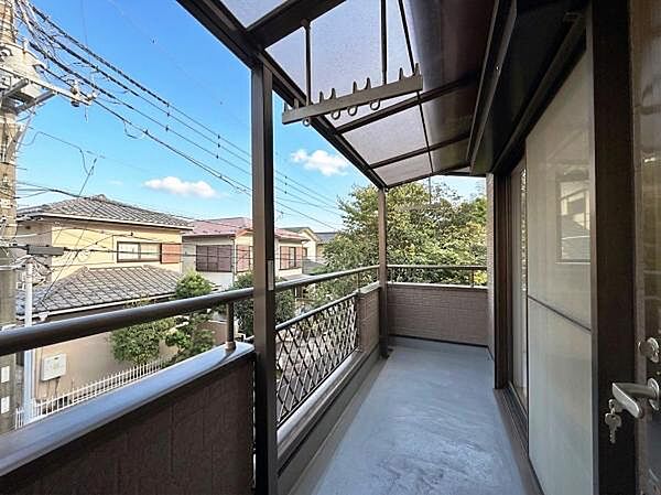 お洗濯ものを気持ち良く太陽の光で干せるのが嬉しいですね。