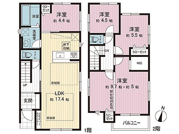 間取図です。図面と異なる場合は現況を優先させていただきます。