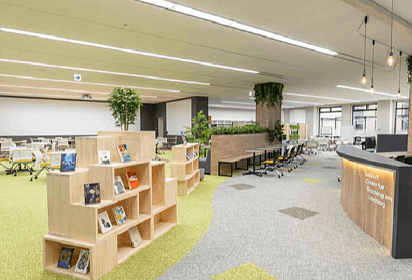 図書館「大阪経済大学図書館まで1391m」