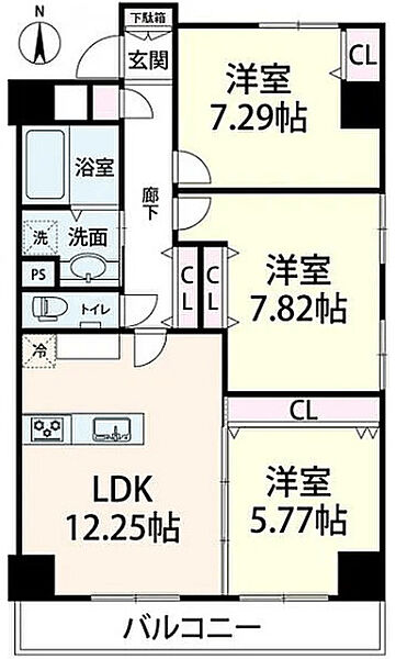 間取りを拡大表示