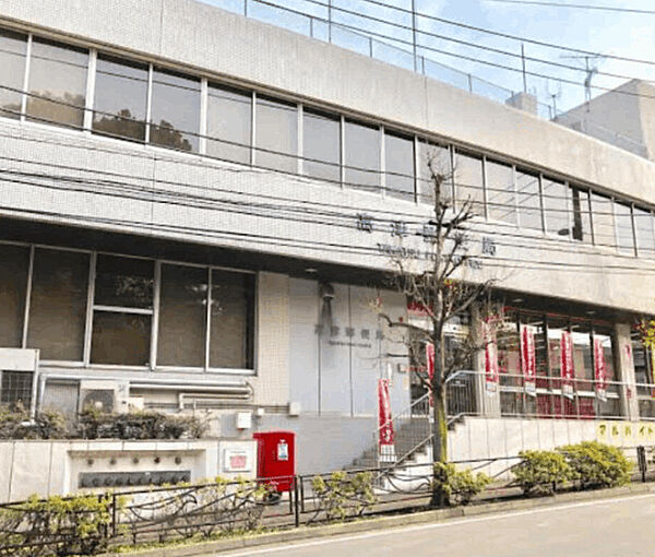 郵便局「大阪高津郵便局まで485m」