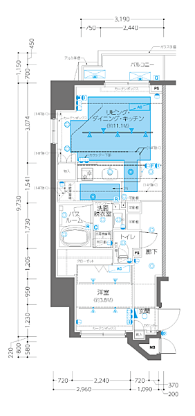 間取りを拡大表示