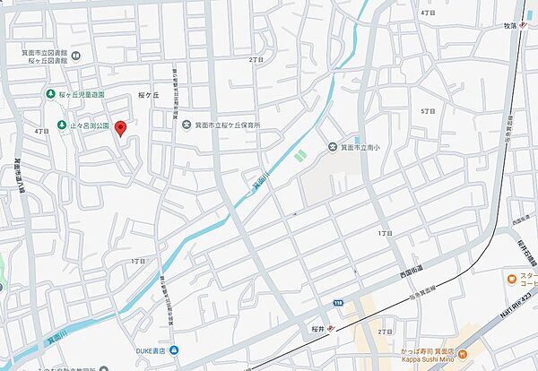 阪急箕面線「桜井」駅徒歩13分