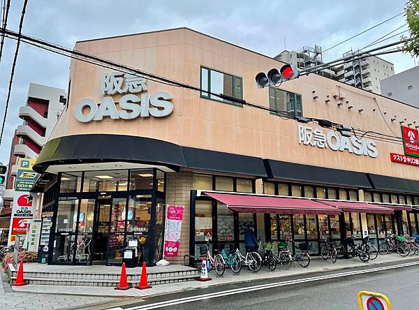 阪急オアシス石橋店　555.3M