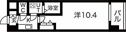 THE MUSIC COURT 1Kの間取図画像