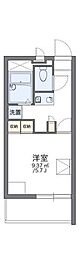 レオパレス三津屋北 1Kの間取図画像