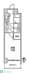 ミラージュパレス難波クルヴァ 1Kの間取図画像