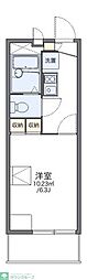 レオパレスヴァーグ浪芳庵 1Kの間取図画像