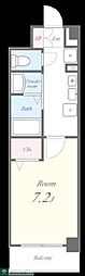 J・Bハウス 1Kの間取図画像