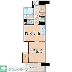 シティコート豊中二葉町 1DKの間取図画像