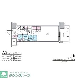 COMFORIALIV新大阪Q 1Kの間取図画像