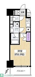 エグゼ北大阪 1Kの間取図画像