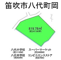売地 笛吹市八代町岡