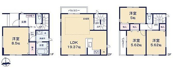 間取りを拡大表示