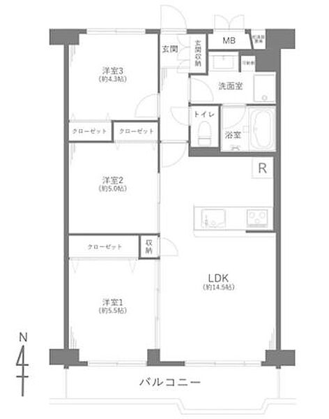 間取りを拡大表示