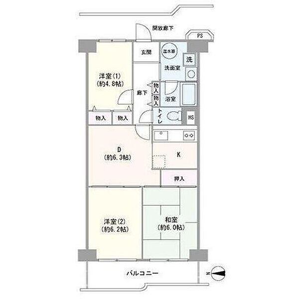 間取りを拡大表示