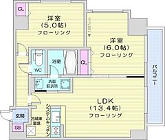 物件の間取り
