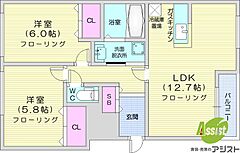 物件の間取り