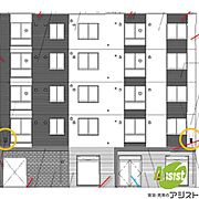 東区役所前駅より徒歩7分 新築 5階建の賃貸物件