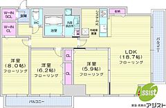 物件の間取り